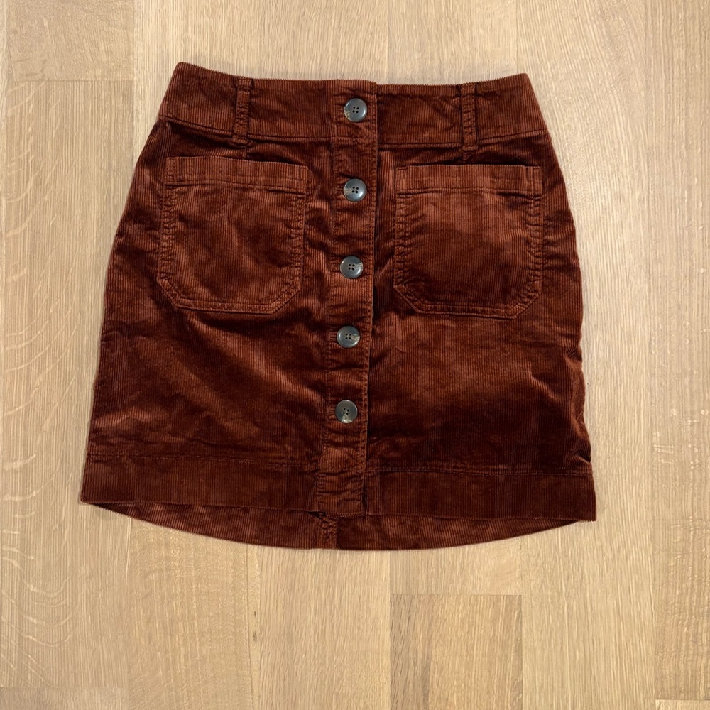 The Colette Corduroy Mini Skirt by Maeve - Picture 6 of 8